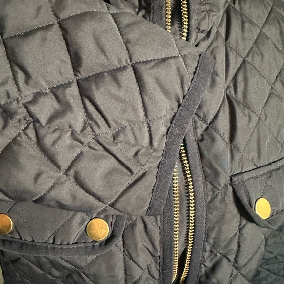 J.Crew Navy Quilted Field Jacket Size XS Like New - Picture 3 of 11